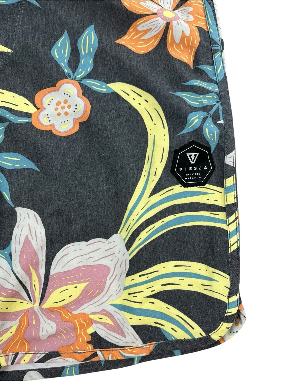 Vissla Velzyland 18.5 Boardshorts‎ Mens 32 Floral Surf Swim Trunks Tropical